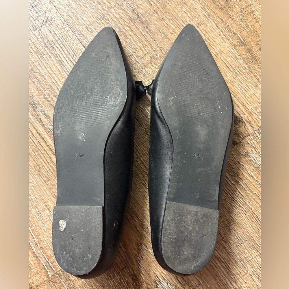 Black Bat Embellished Flats - Picture 2 of 6